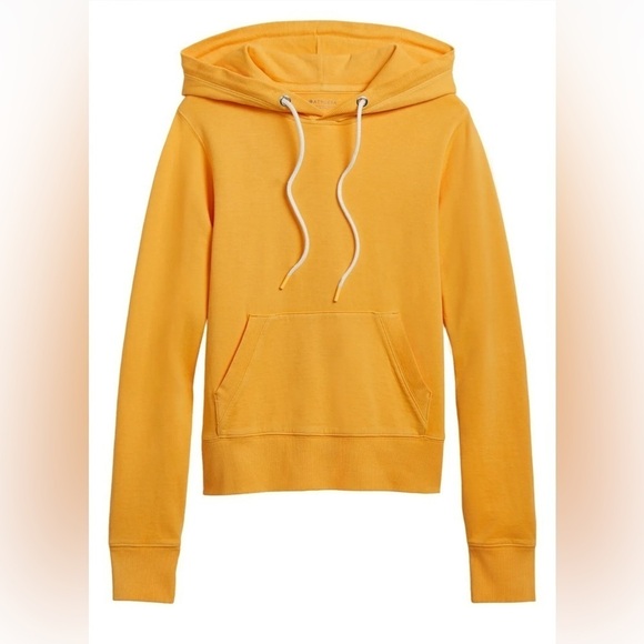 Athleta Sundown Hoodie Sweatshirt XS long sleeve front pocket weathered down​ - Picture 2 of 14